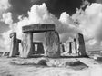 "Timeless Stones" Black & White Canvas Wall Art