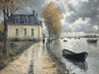 "Tranquil Riverside" Canvas Wall Art