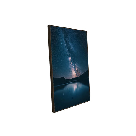 Cosmic Reflections Milky Way Canvas Wall Art