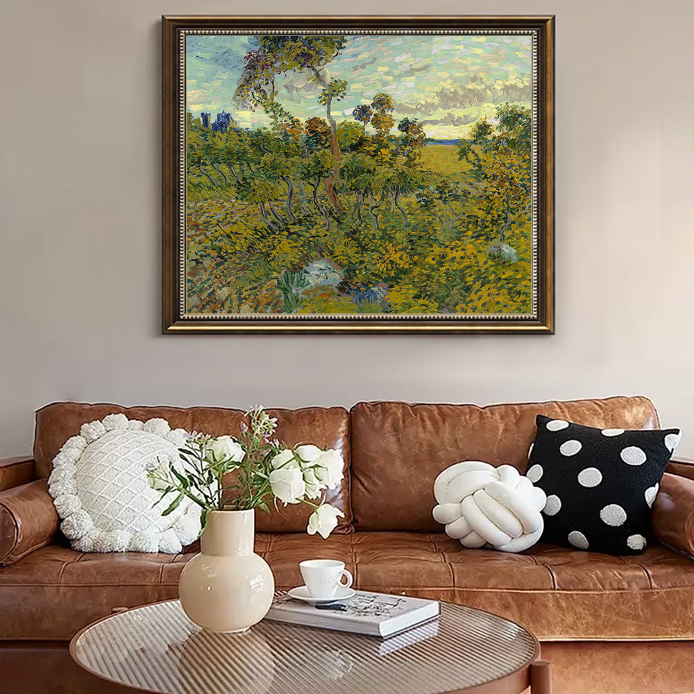 Vincent Van Gogh’s Vibrant Landscape - Nature’s Symphony In Art Canvas Wall Art