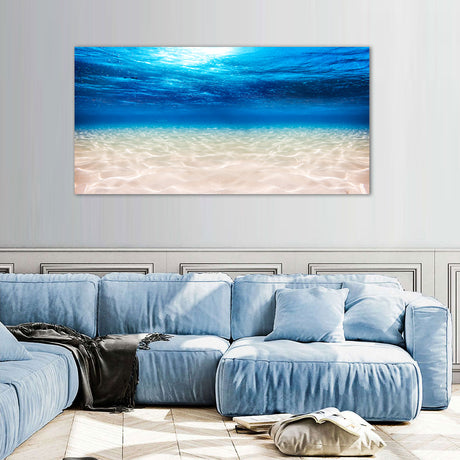 Underwater Ocean Serenity Canvas Wall Art