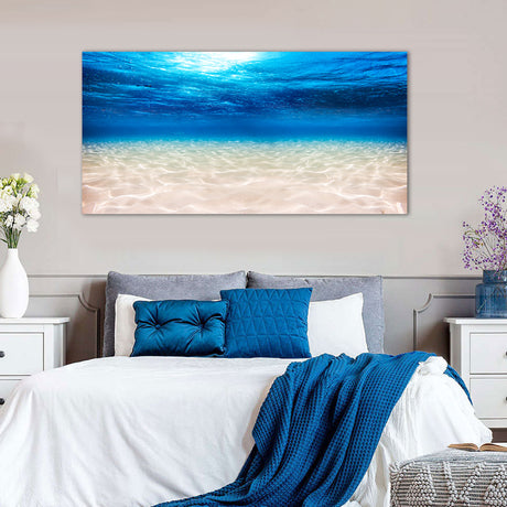 Underwater Ocean Serenity Canvas Wall Art