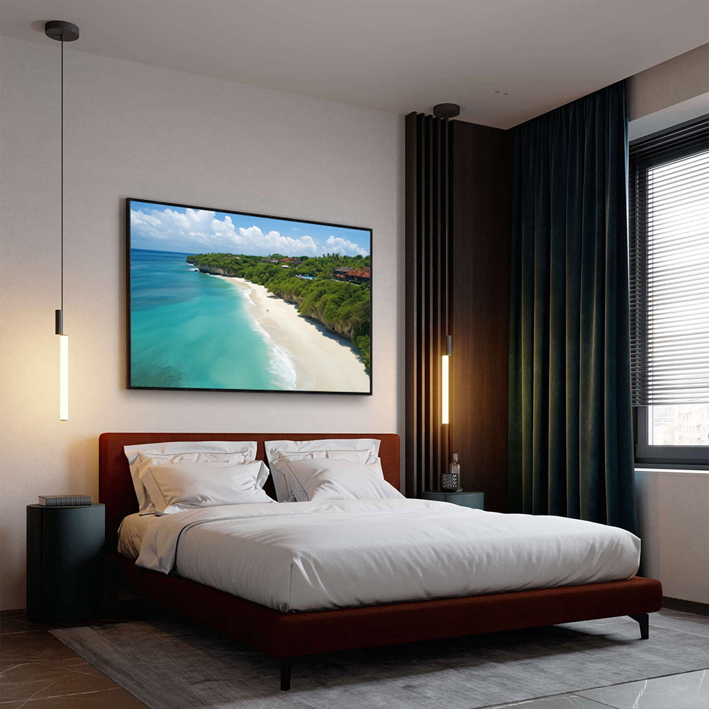 "Paradise Coastline"-Canvas Wall Art