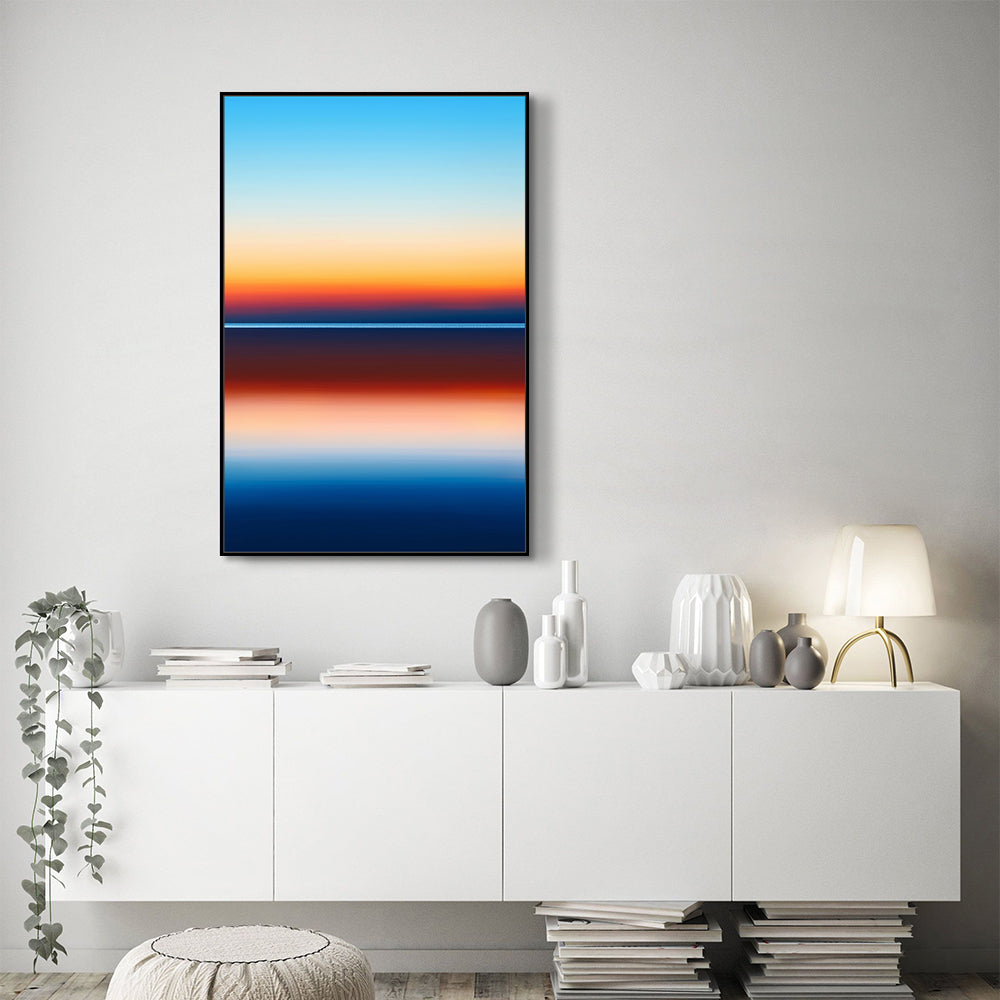 Gradient Horizon Canvas Wall Art