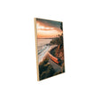 Coastal Sunset Train Canvas Wall Art