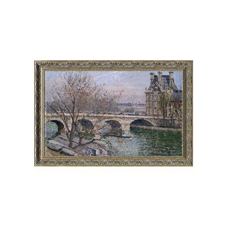 The Pont Royal And The Pavillon De Flore By Camille Pissarro