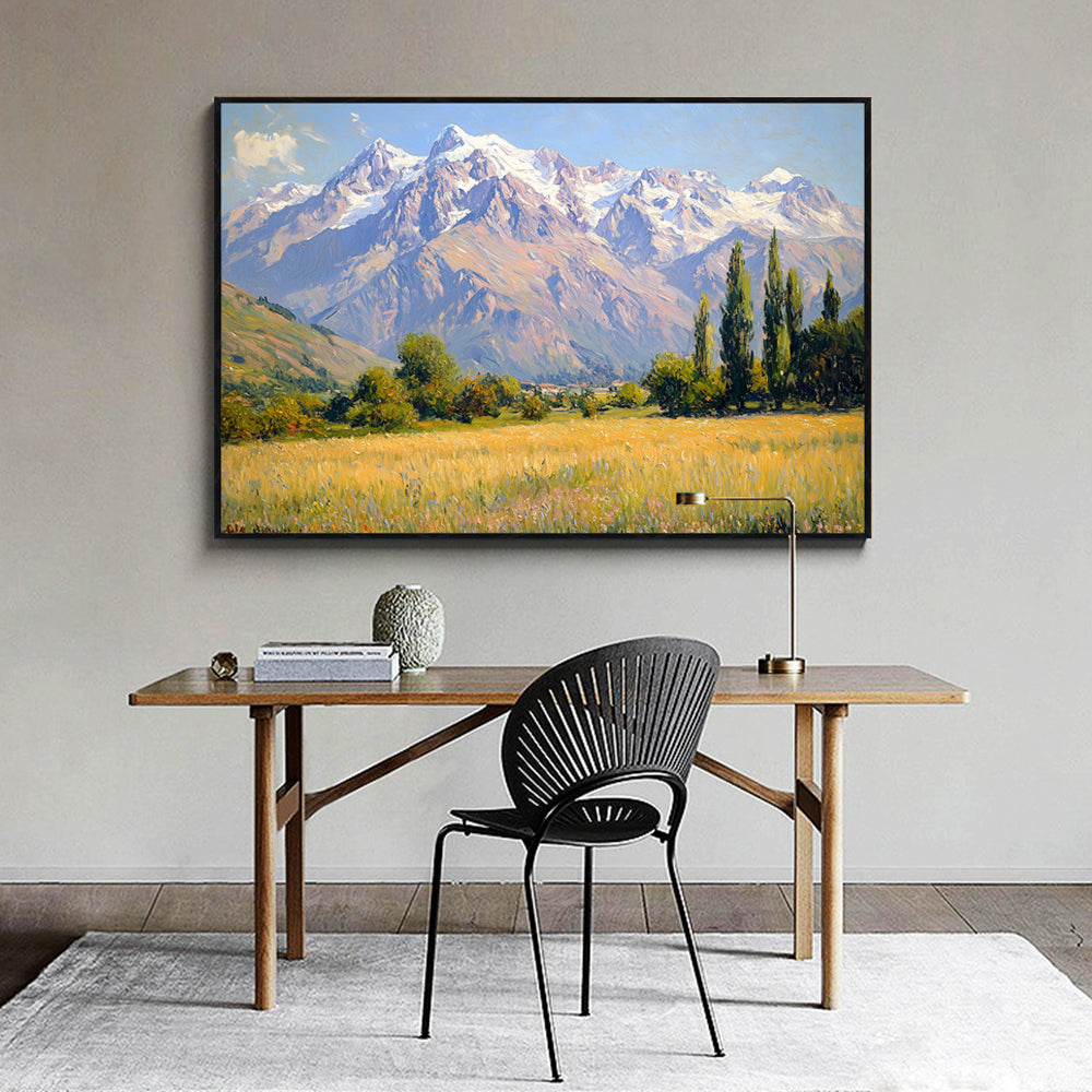 Majestic Mountain Landscape Canvas Wall Art