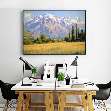 Majestic Mountain Landscape Canvas Wall Art