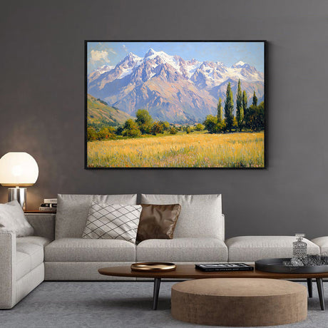 Majestic Mountain Landscape Canvas Wall Art