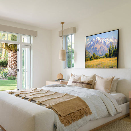 Majestic Mountain Landscape Canvas Wall Art