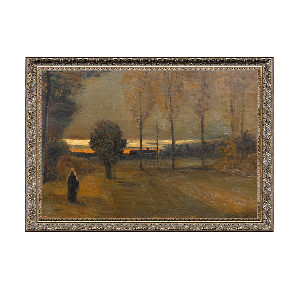 Twilight Serenity - A Classic Landscape  Vincent Van Gogh Masterpiece Canvas Wall Art