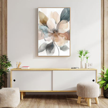 Watercolor Floral Canvas Wall Art