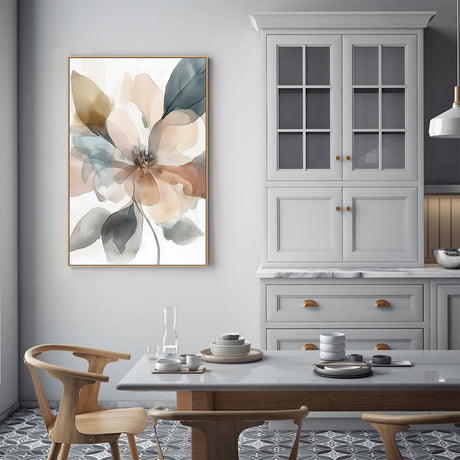 Watercolor Floral Canvas Wall Art