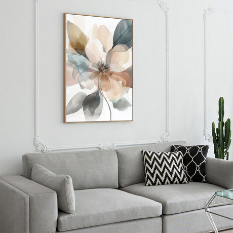 Watercolor Floral Canvas Wall Art