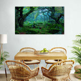 Mystical Mossy Forest Canvas Wall Art