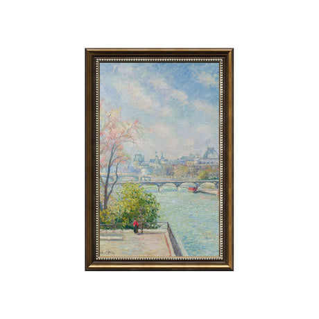 Le Louvre, Morning By Camille Pissarro