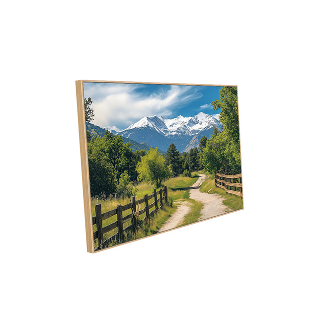 "Mountain Trail Serenity" – A Journey Into Nature-Canvas Wall Art