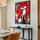 Fox – Bold, Artistic Expression-Canvas Wall Art