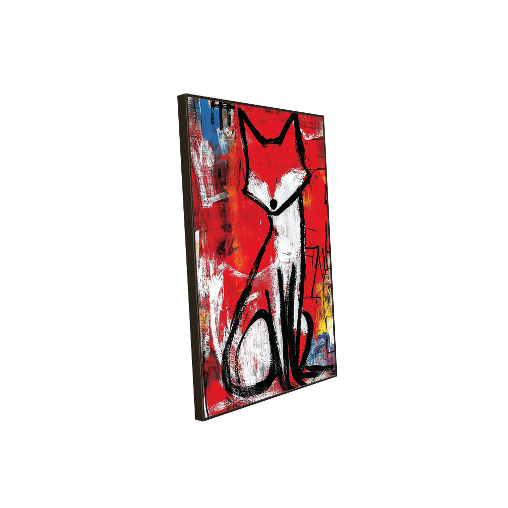 Fox – Bold, Artistic Expression-Canvas Wall Art