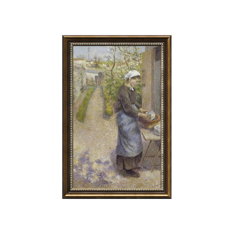 Young Girl With A Doll By Camille Pissarro