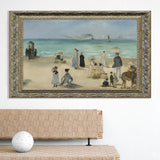 "On the Beach, Boulogne-sur-Mer" By Édouard Manet