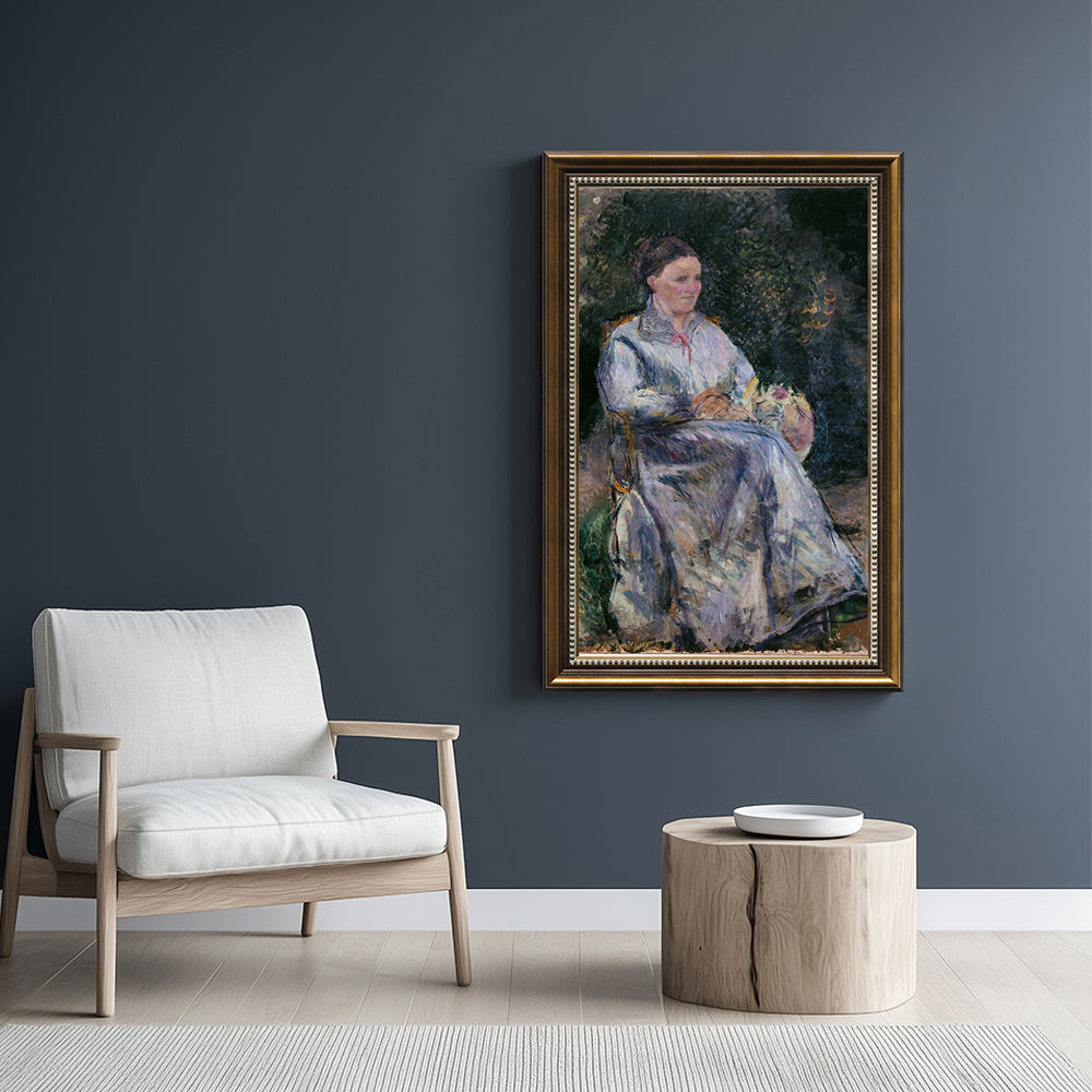 Julie Pissarro Au Jardin By Camille Pissarro