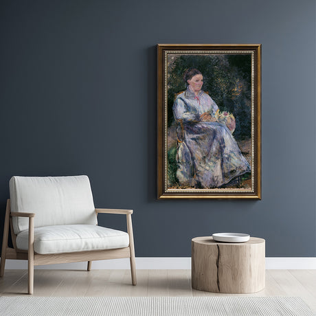 Julie Pissarro Au Jardin By Camille Pissarro