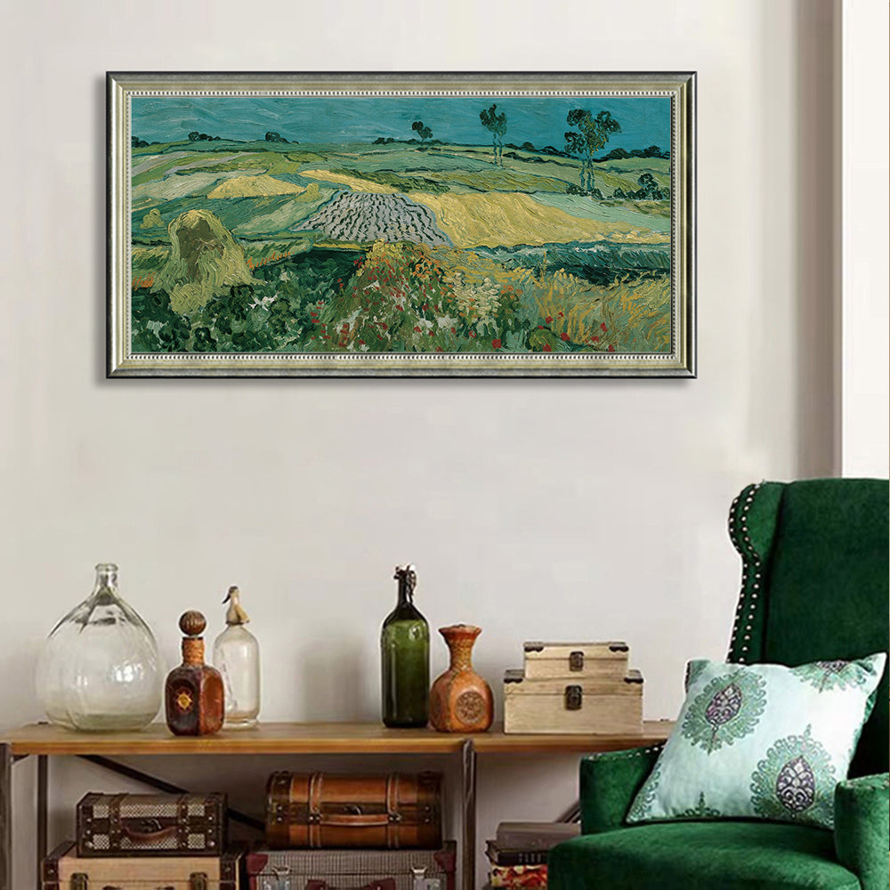 Vincent Van Gogh Inspired Landscape Wall Art - Hand-Painted or High-Quality Print