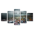 Serene Rocky Shoreline Canvas Wall Art