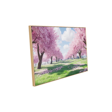 Blossoming Cherry Trees Canvas Wall Art