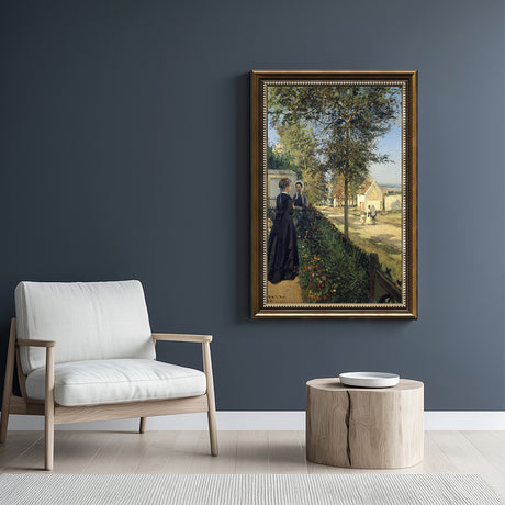 The Conversation, Louveciennes By Camille Pissarro