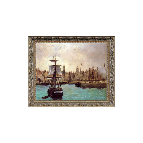 "The Port of Bordeaux" By Édouard Manet