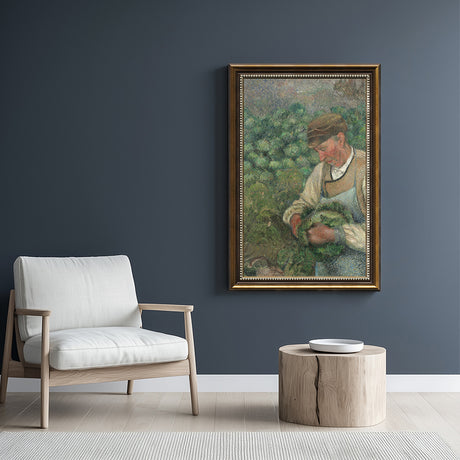 The Gardener - Old Peasant With Cabbage By Camille Pissarro