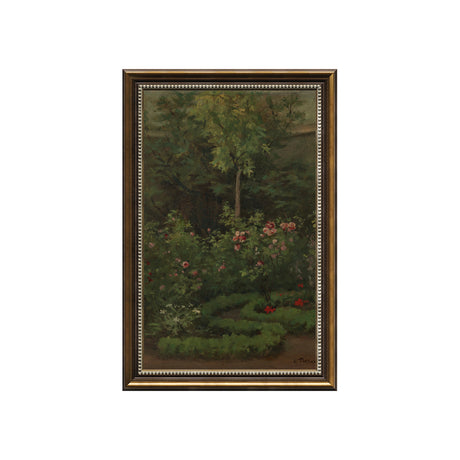 A Rose Garden By Camille Pissarro