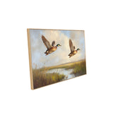 Canvas Wall Art - Majestic Flying Ducks