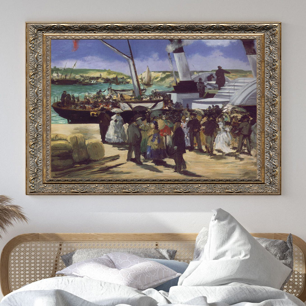 "The Folkestone Boat, Boulogne" By Édouard Manet