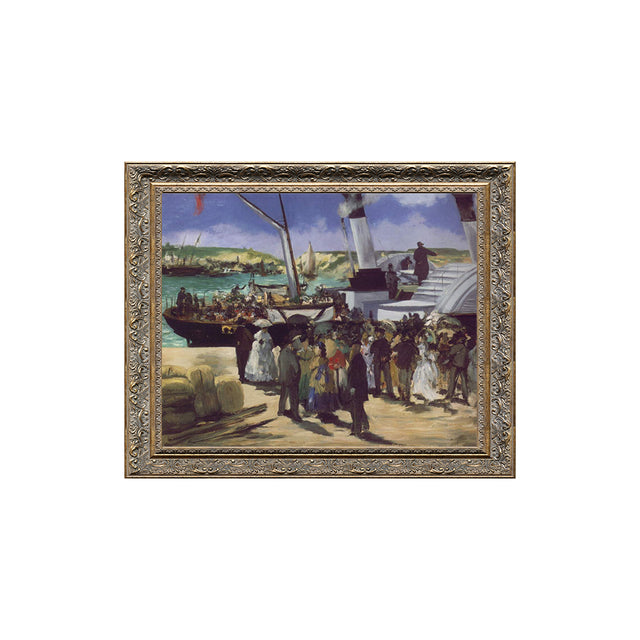 "The Folkestone Boat, Boulogne" By Édouard Manet