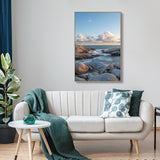 Tranquil Coastal Stream Canvas Wall Art