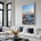 Tranquil Coastal Stream Canvas Wall Art