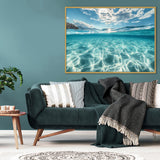 Canvas Wall Art - Crystal Clear Ocean Beauty