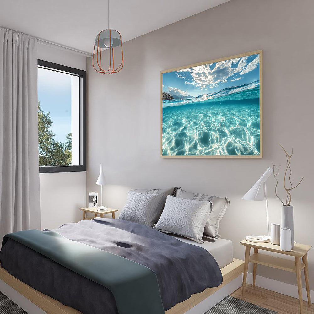 Canvas Wall Art - Crystal Clear Ocean Beauty