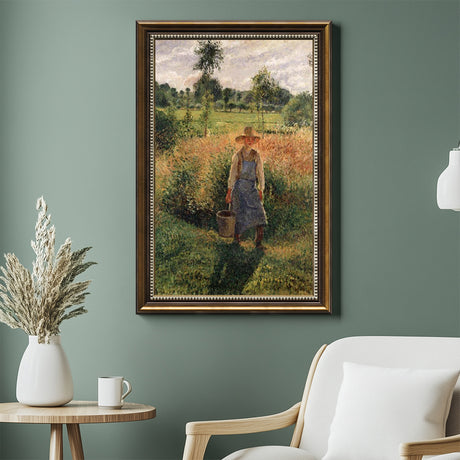 The Gardener, Afternoon Sun, Eragny By Camille Pissarro