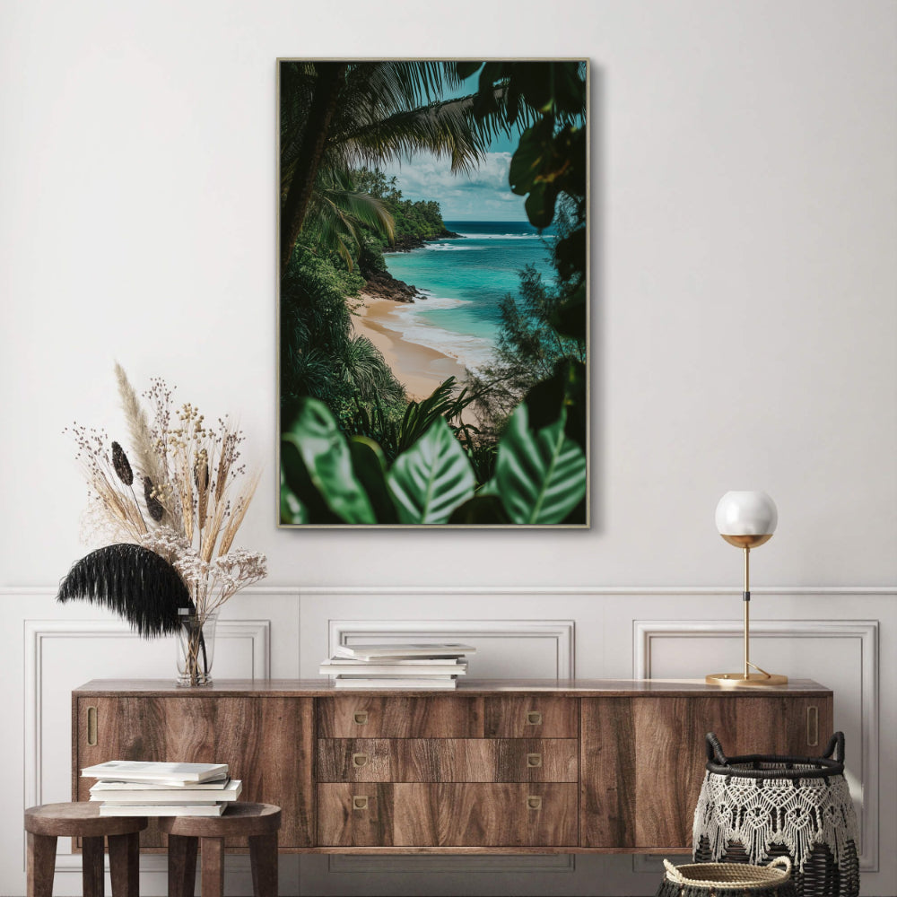 Tropical Paradise Canvas Wall Art