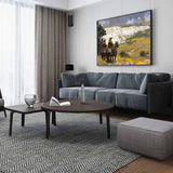 Canvas Wall Art - Riders In A Vast Western Landscape