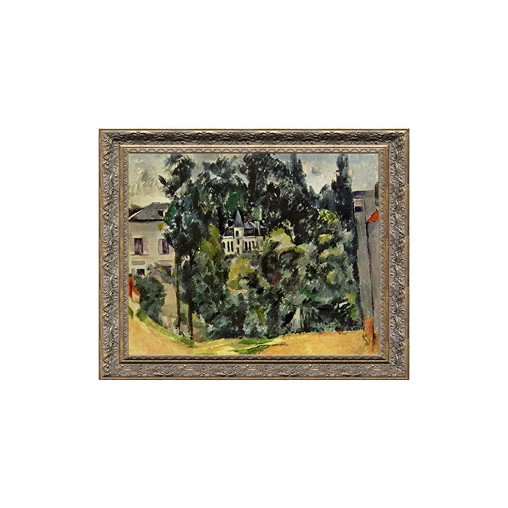 Château Des Environs De Paris By Paul Cézanne