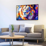 Vivid Lion Canvas Wall Art