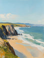 Tranquil Tides Beach Canvas Wall Art