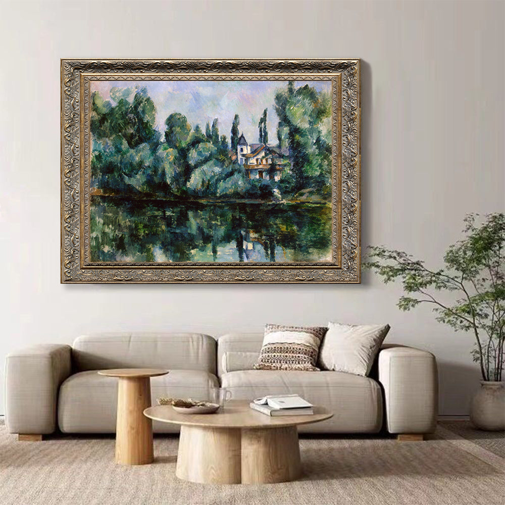 Banks Of The Marne By Paul Cézanne