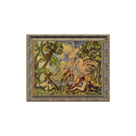 The Battle Of Love By Paul Cézanne