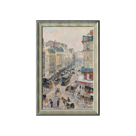 Rue Saint-Lazare, Effect Of Sunlight By Camille Pissarro